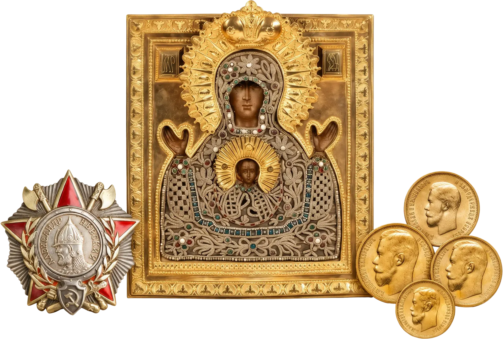 Антикварное серебро